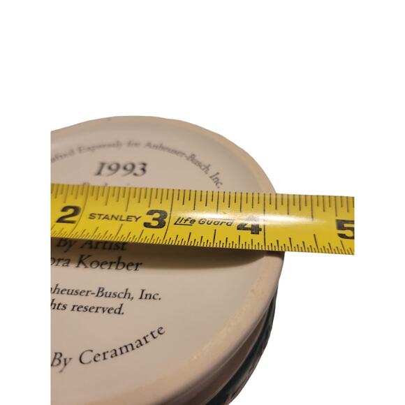 Budweiser Holiday Stein 1993 “Special Delivery” – Great Condition – Clydesdales - Picture 8 of 8